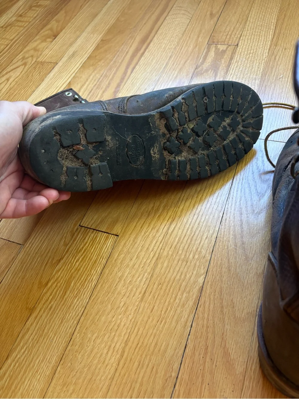 Georgia Boot Men’s Logger Steel Toe  Boots US Size 10.5 Brown